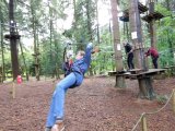 Jugendorchester im Kletterwald Th&uuml;lsfelder Talsperre